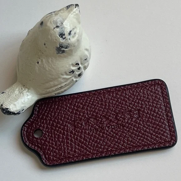 2.25” COACH Fob Bag Charm Keychain Hang Tag - Picture 1 of 5